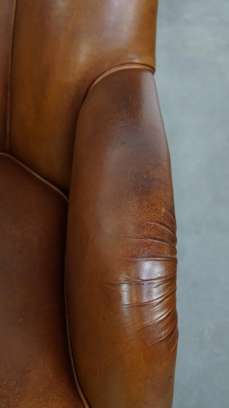 Hot Pamono Vintage Sheepskin Lounge Chair