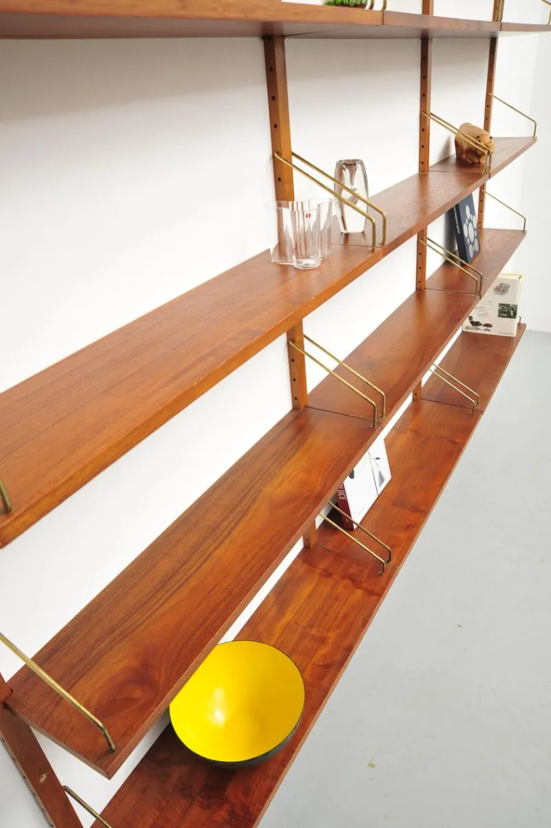 Pamono Vintage Shelving System in Teak by Poul Cadovius for Cado