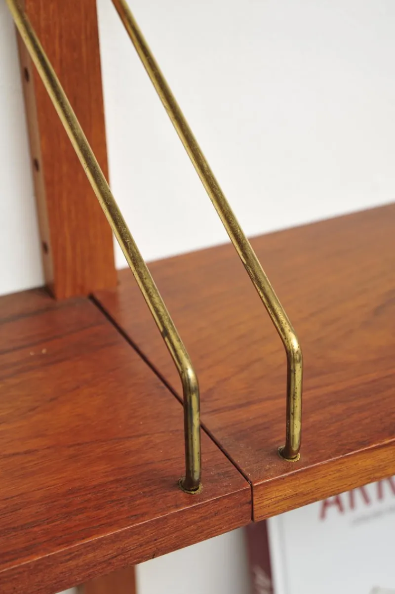 Pamono Vintage Shelving System in Teak by Poul Cadovius for Cado