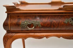 Pamono Vintage Side Table in Burr Walnut, 1920s><noscript><img width=