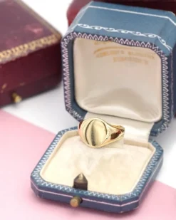 Pamono Vintage Signet Ring Blank><noscript><img width=