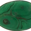 Clearance Pamono Vintage Silver and Cabochon Malachite Brooch, 1950s