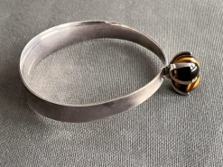 Pamono Vintage Silver Bracelet, 1960s><noscript><img width=