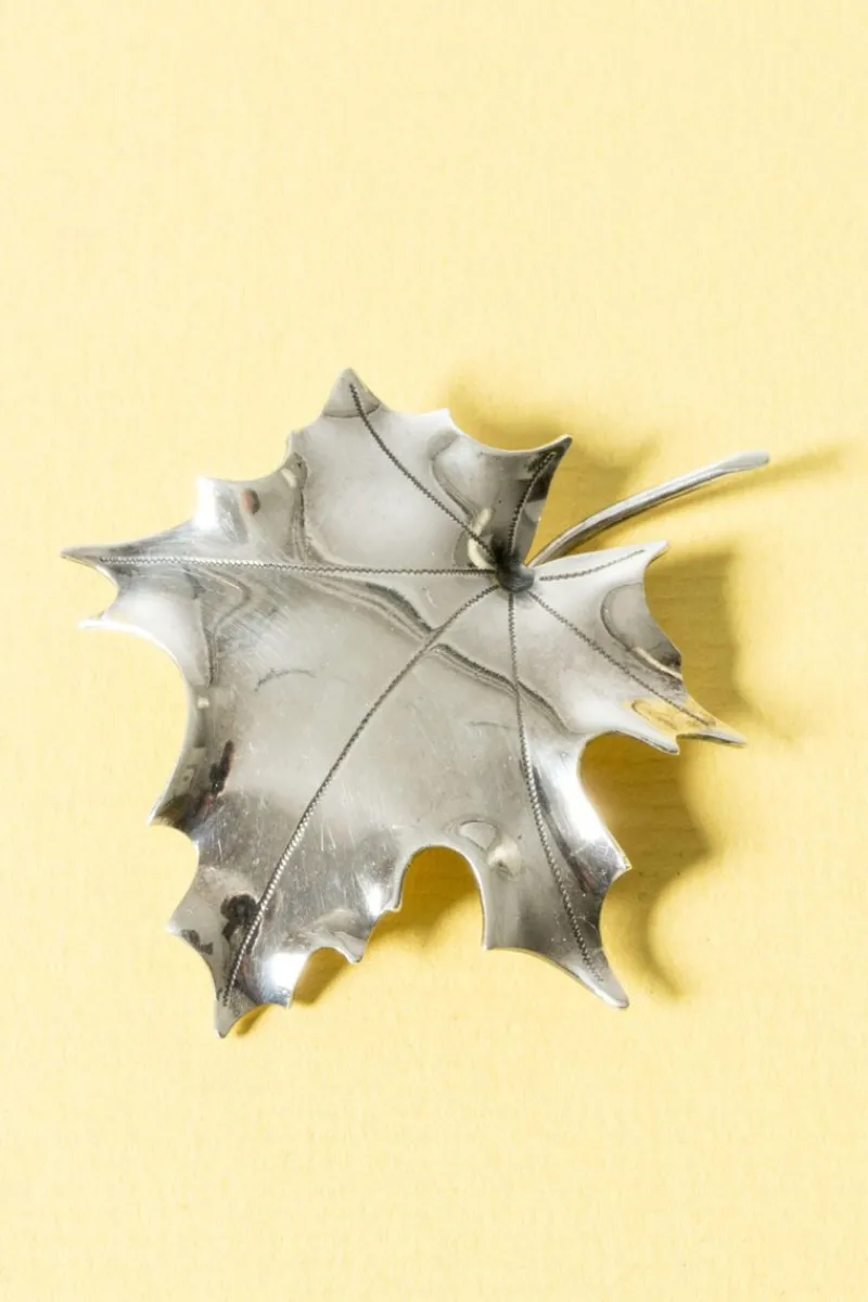 Pamono Vintage Silver Brooch by Gertrud Engel, 1953> Brooches