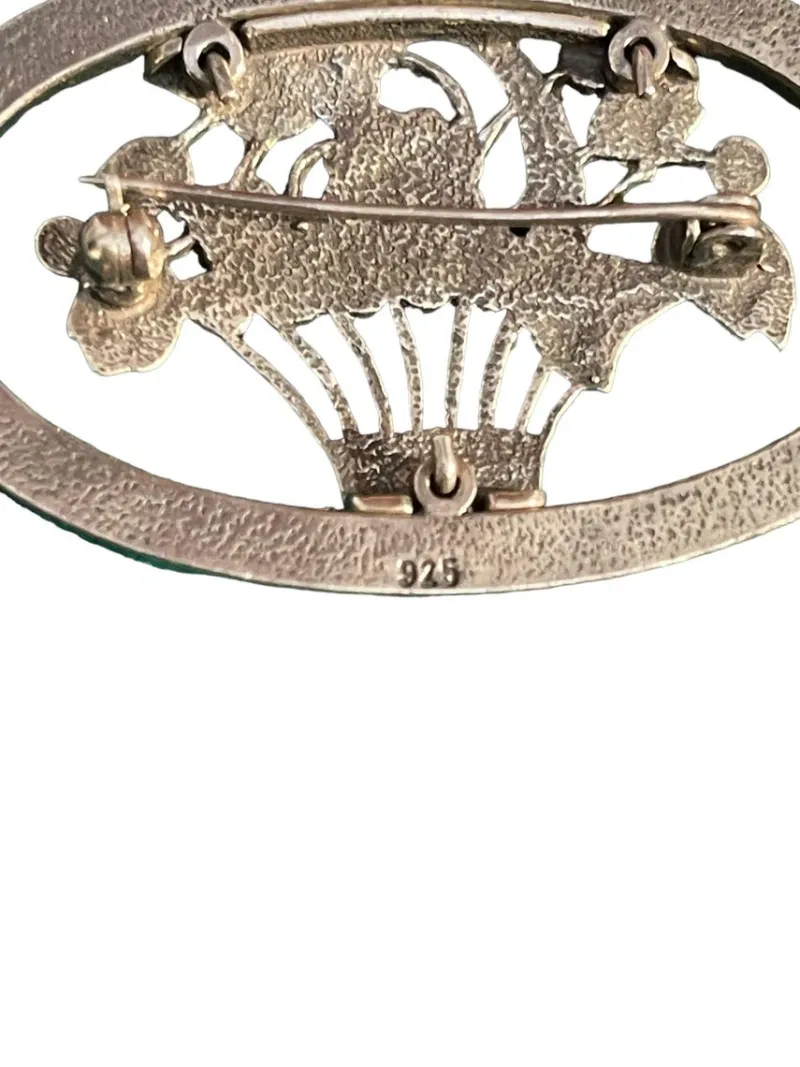 Sale Pamono Vintage Silver Brooch, 1960s