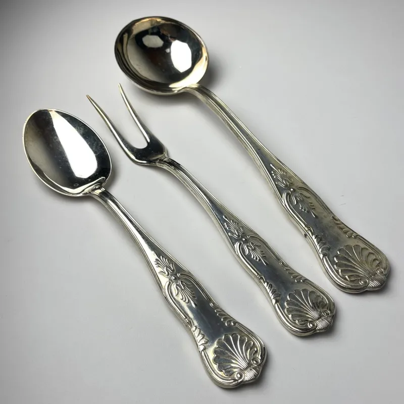 Best Pamono Vintage Silver Cutlery Set, Italy, 1960s, Set of 51