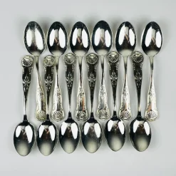 Best Pamono Vintage Silver Cutlery Set, Italy, 1960s, Set of 51