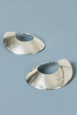 Pamono Vintage Silver Earrings by Regitze Overgaard, 1980s, Set of 2><noscript><img width=