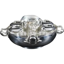 Best Pamono Vintage Silver Plated Caviar and Champagne Cooler, 1980s, Set of 9