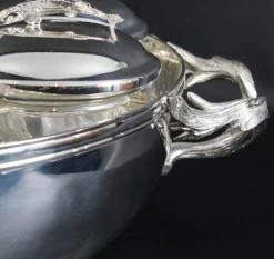 Best Pamono Vintage Silver Plated Caviar and Champagne Cooler, 1980s, Set of 9