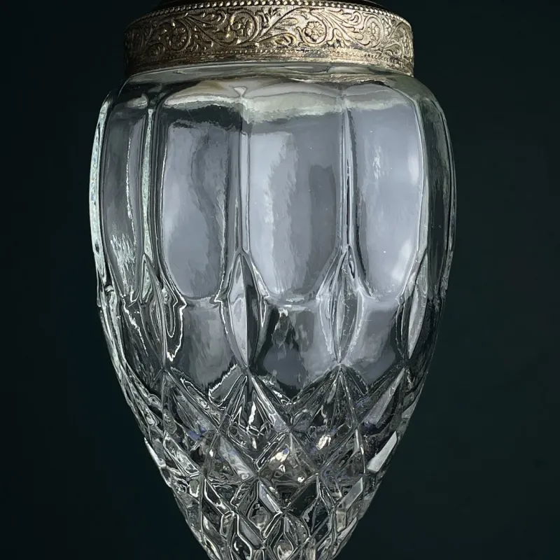 Pamono Vintage Silver Plated Decanter, 1950s