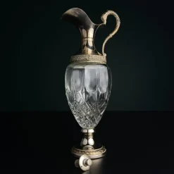 Pamono Vintage Silver Plated Decanter, 1950s