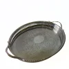 Outlet Pamono Vintage Silver Plated Tray with Handles from Scandia Present, Sweden