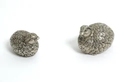 Pamono Vintage Silver-Plated Quail Salt and Pepper Shakers from Gucci, 1960s, Set of 2