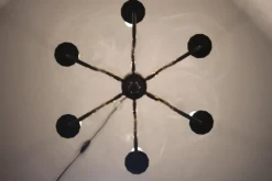 Pamono Vintage Six-Arm Chandelier, 1970s><noscript><img width=