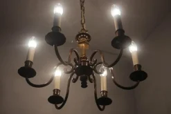 Pamono Vintage Six-Arm Chandelier, 1970s><noscript><img width=