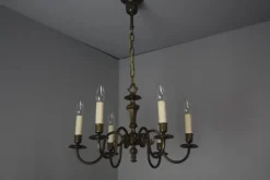 Pamono Vintage Six-Arm Chandelier, 1970s><noscript><img width=
