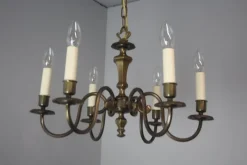 Pamono Vintage Six-Arm Chandelier, 1970s><noscript><img width=