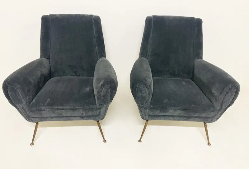 Hot Pamono Vintage Sofa & Armchairs attributed to Gigi Radice, Set of 3