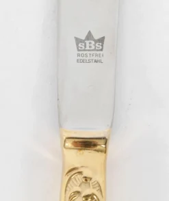 Pamono Vintage Solingen Gold Plated Canteen Cutlery, Set of 69><noscript><img width=