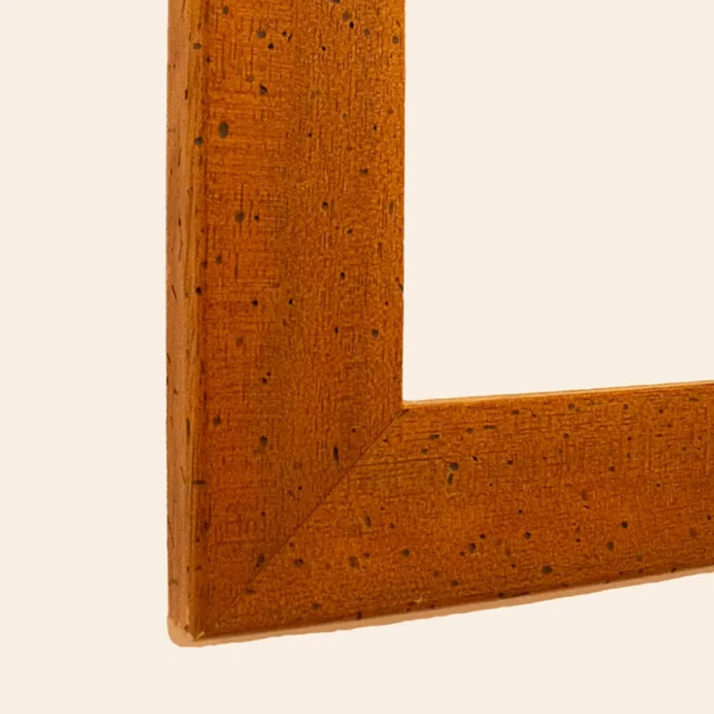 Pamono Vintage Spanish Beveled Mirror with Wooden Frame> Mirrors