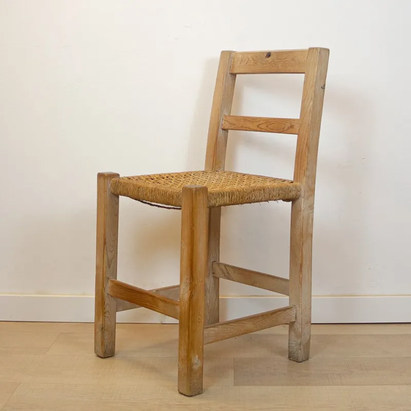 Outlet Pamono Vintage Spanish Woven Chair, 1970s
