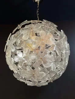 Sale Pamono Vintage Sputnik Pendant with Murano Glass, 1950s