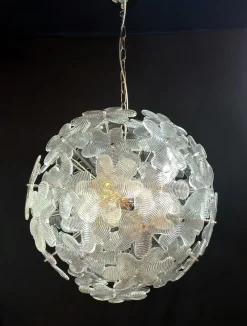 Sale Pamono Vintage Sputnik Pendant with Murano Glass, 1950s