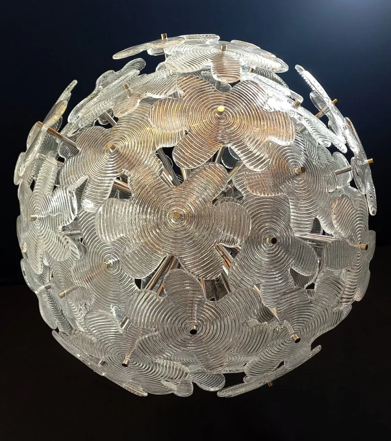 Sale Pamono Vintage Sputnik Pendant with Murano Glass, 1950s