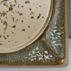 Discount Pamono Vintage Square Push Pull Door Handle in Bronze and Glass, 1960s