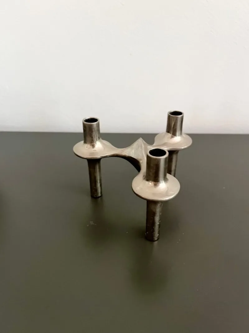 Hot Pamono Vintage Stackable Candlestick Orion Series from Stoff Nagel, Germany, 1970s, Set of 2