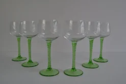 Pamono Vintage Stemmed Glasses, 1960s, Set of 6><noscript><img width=