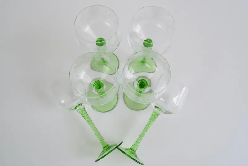 Pamono Vintage Stemmed Glasses, 1960s, Set of 6> Glassware