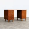 Pamono Vintage Swedish Desk in Teak, 1960s