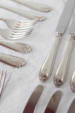 Best Pamono Vintage Swedish Gab Cutlery, 1930s, Set of 28