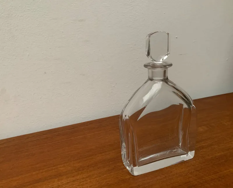 Best Pamono Vintage Swedish Glass Bottle from Orrefors