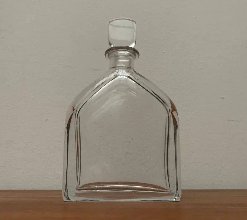 Best Pamono Vintage Swedish Glass Bottle from Orrefors
