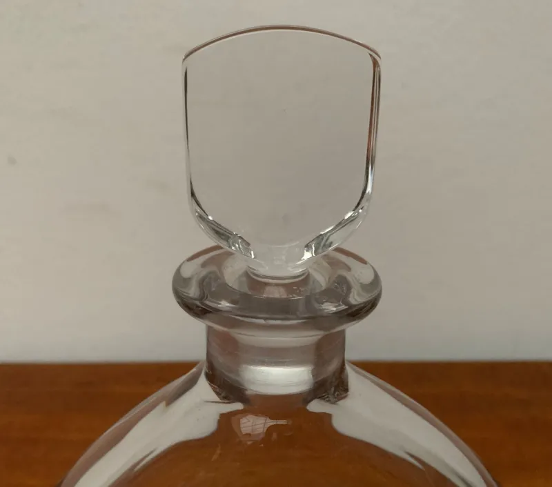 Best Pamono Vintage Swedish Glass Bottle from Orrefors