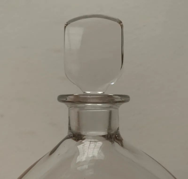 Best Pamono Vintage Swedish Glass Bottle from Orrefors
