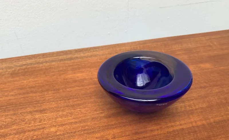 Pamono Vintage Swedish Glass Bowl from Kosta Boda> Bowls