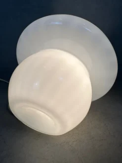 Online Pamono Vintage Swirl Glass Mushroom Lamp, 1980s