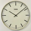 Hot Pamono Vintage Swiss Beige Wall Clock from Favag, 1970s