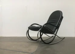 Pamono Vintage Swiss Nonna Rocking Chair by Paul Tuttle for Strässle> Rocking Chairs