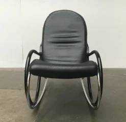 Pamono Vintage Swiss Nonna Rocking Chair by Paul Tuttle for Strässle><noscript><img width=