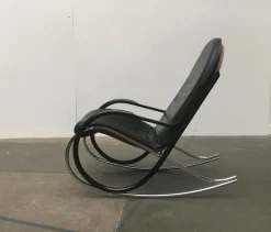 Pamono Vintage Swiss Nonna Rocking Chair by Paul Tuttle for Strässle><noscript><img width=