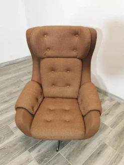 Pamono Vintage Swivel Chair from Up Zavody Rousinov, 1970s><noscript><img width=