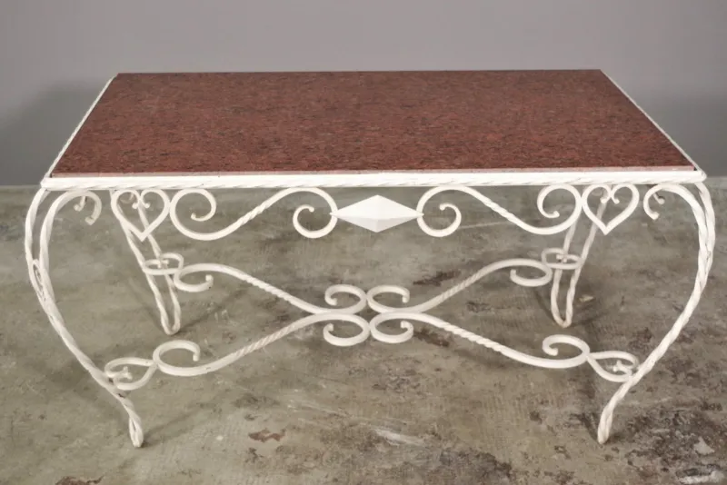 Pamono Vintage Table by Carrara Carrara Marmo and Worn Marma, 1940s> Garden Tables