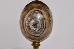 Pamono Vintage Table Lamp in Onyx from Maison Charles Paris, 1970s><noscript><img width=