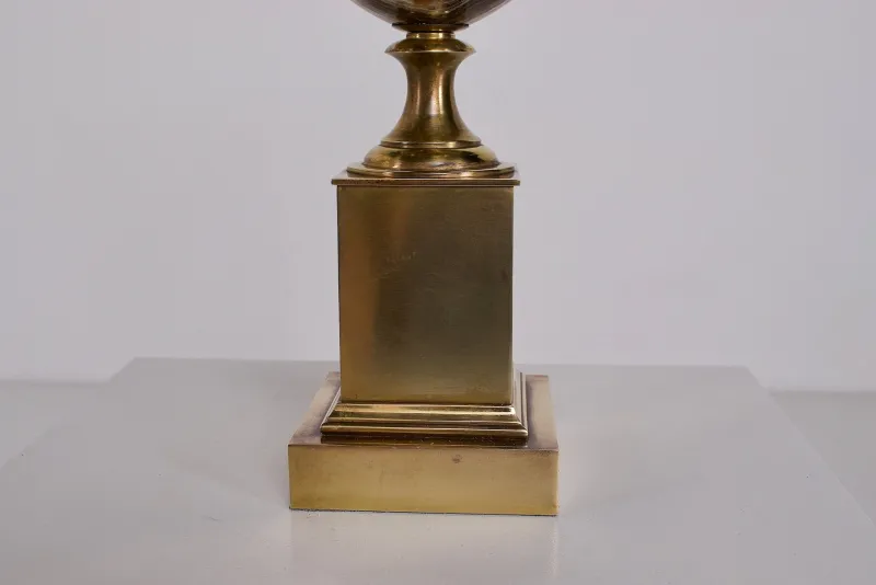Pamono Vintage Table Lamp in Onyx from Maison Charles Paris, 1970s> Table Lamps