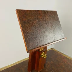 Clearance Pamono Vintage Table with Height Adjustable Lectern Stand